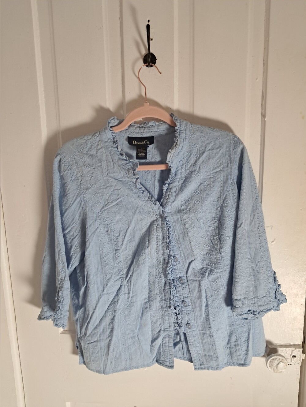 Denim & Co Button Up